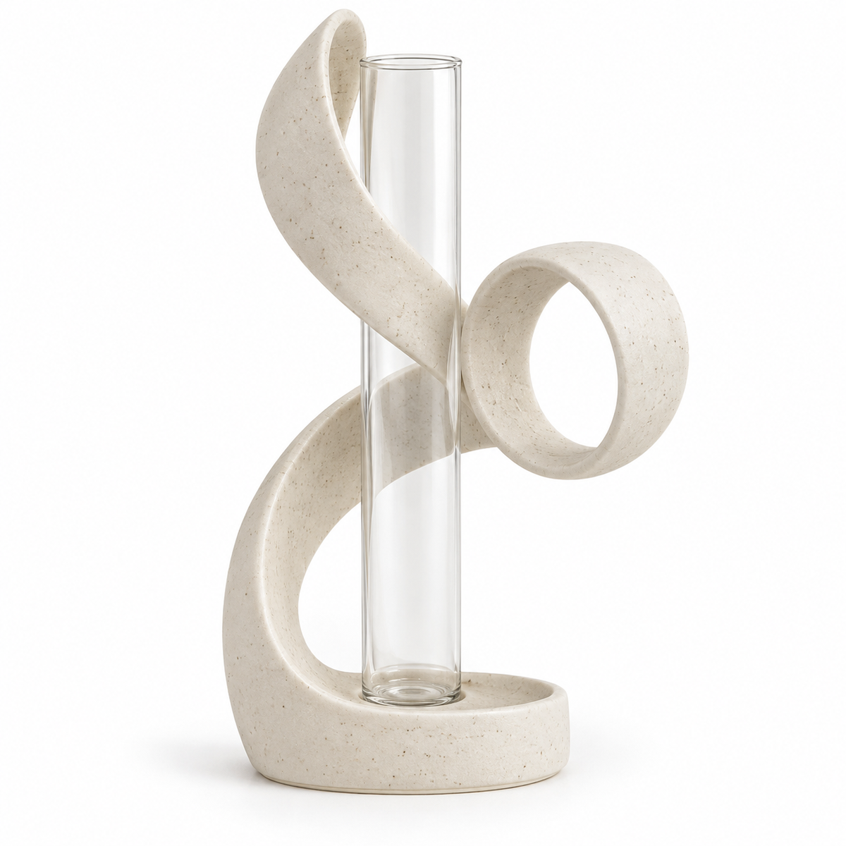 Vase Ruban avec tube en verre amovible – 28 cm
