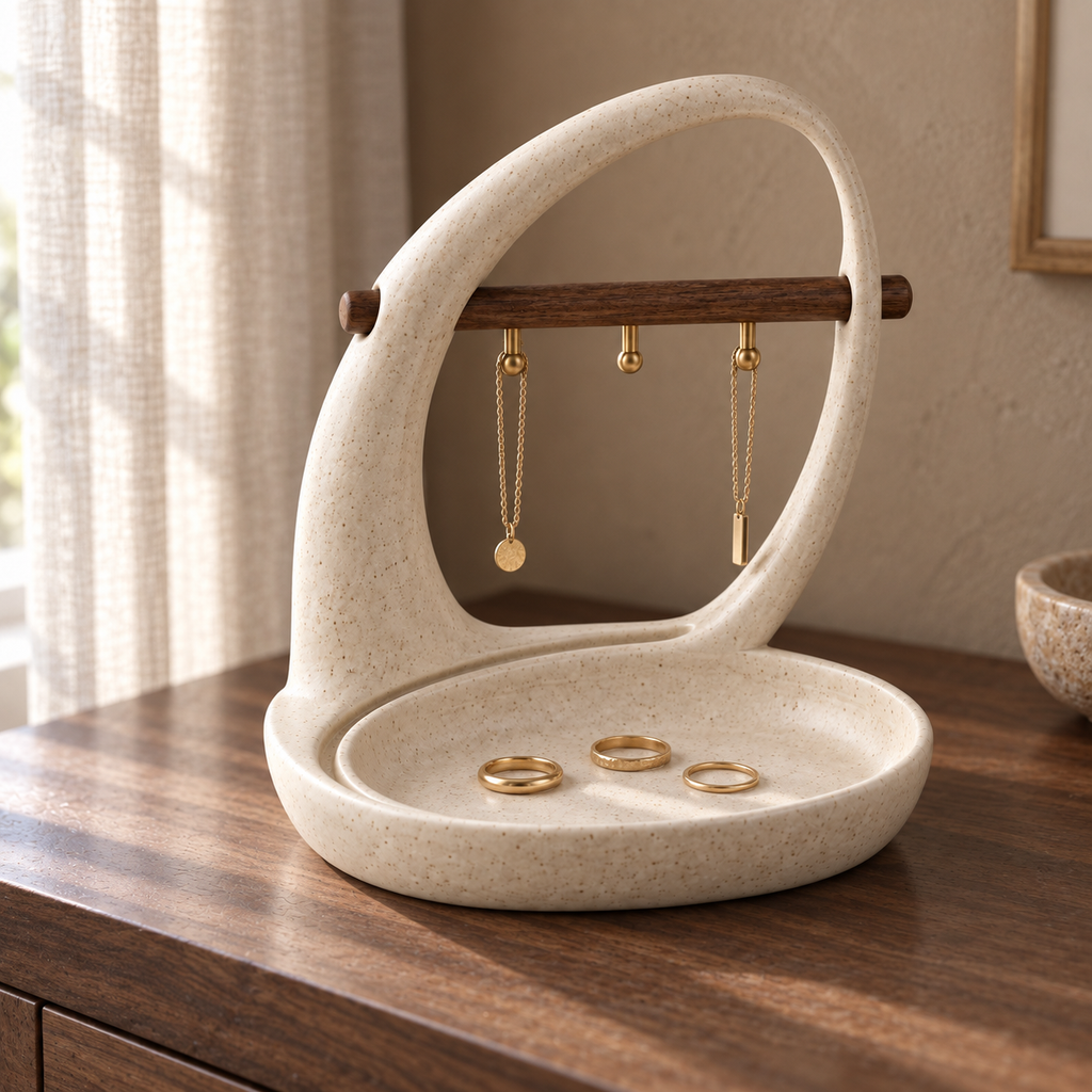 Porte-bijoux Orbite à barre amovible – 23 cm